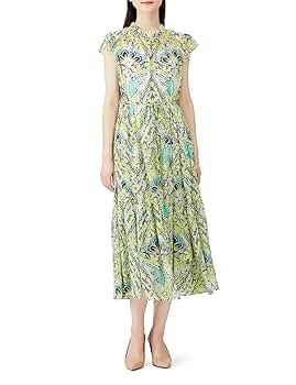 styling/ シフォンティアードドレス Amazon.co.jp: [グレースコンチネンタル] 2024SS ｼﾌｫﾝﾌﾟﾘﾝﾄ